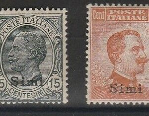 1921 15 e 20 cent simi