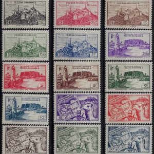 1946 Emissione per il il Fezzan e Ghadames