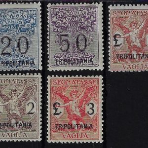 1924 segnatasse vaglia Sovrastampati