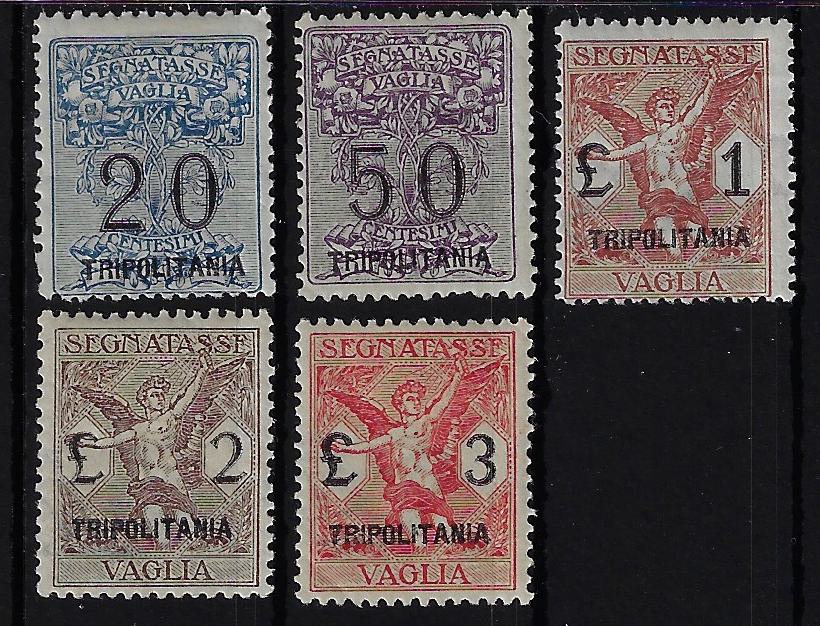 1924 segnatasse vaglia Sovrastampati