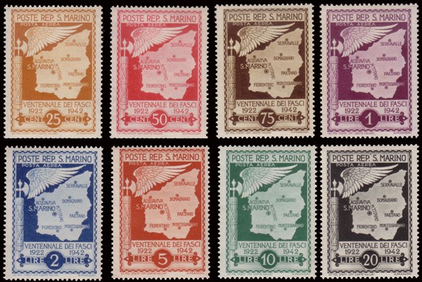 1943 posta aerea Non emessi