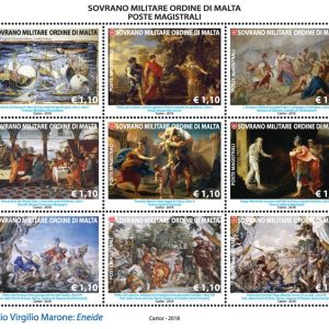 2018 Foglietti Capolavori della letteratura Eneide