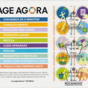 2020 Mozambico Act Now Foglietto Congiunta