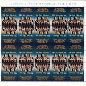 1994 San Marino S. Marco minifoglio Congiunta