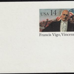 1986 Usa F. Vigo Cartolina postale Congiunta