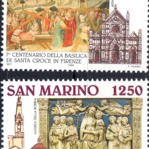 1995 San Marino Basilica S.Croce Arno Congiunta