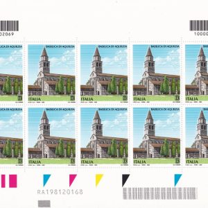 2019 Italia Aquileia minifoglio congiunta