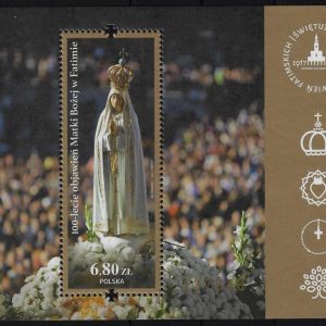 2017 Polonia Fatima Foglietto congiunta
