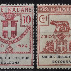 1925 Enti Parastatali Biblioteche Bologna serie completa