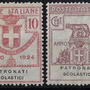 1925 Enti Parastatali Patronati Scolastici serie completa
