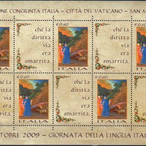 2009 Foglietto Lingua Italiana