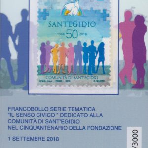 2018 Comunità di Sant'Egidio 50 anniversario