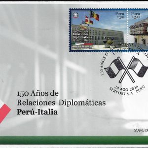 2025 Perù relazioni diplomatiche con l'Italia Congiunta FDC