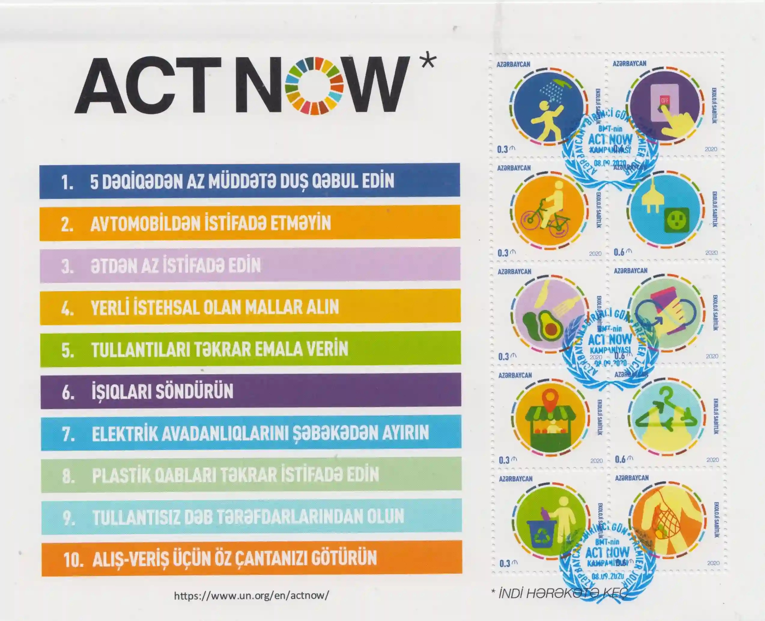 2020 Azerbaijan Act Now Foglietto Congiunta