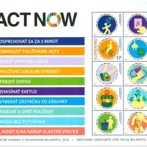 2020 Slovacchia Act Now Foglietto Congiunta