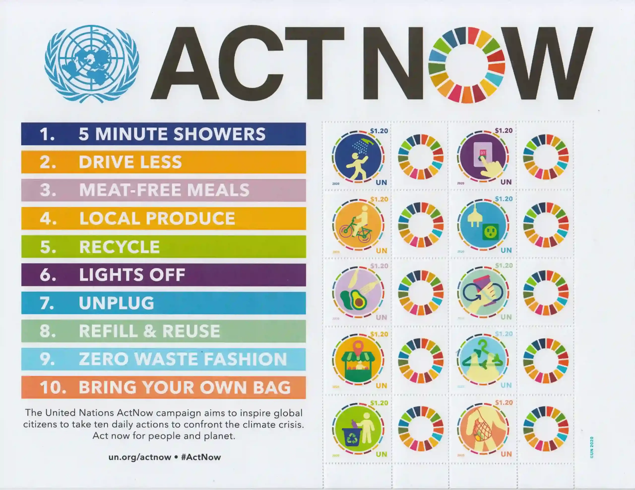 2020 ONU New York Act Now Foglietto Congiunta