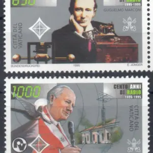 1995 Vaticano Radio Marconi Congiunta