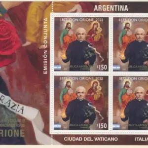 2022 Argentina Don Orione Minifoglio Congiunta