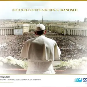 2013 Vaticano e Argentina Papa Francesco Congiunta in folder