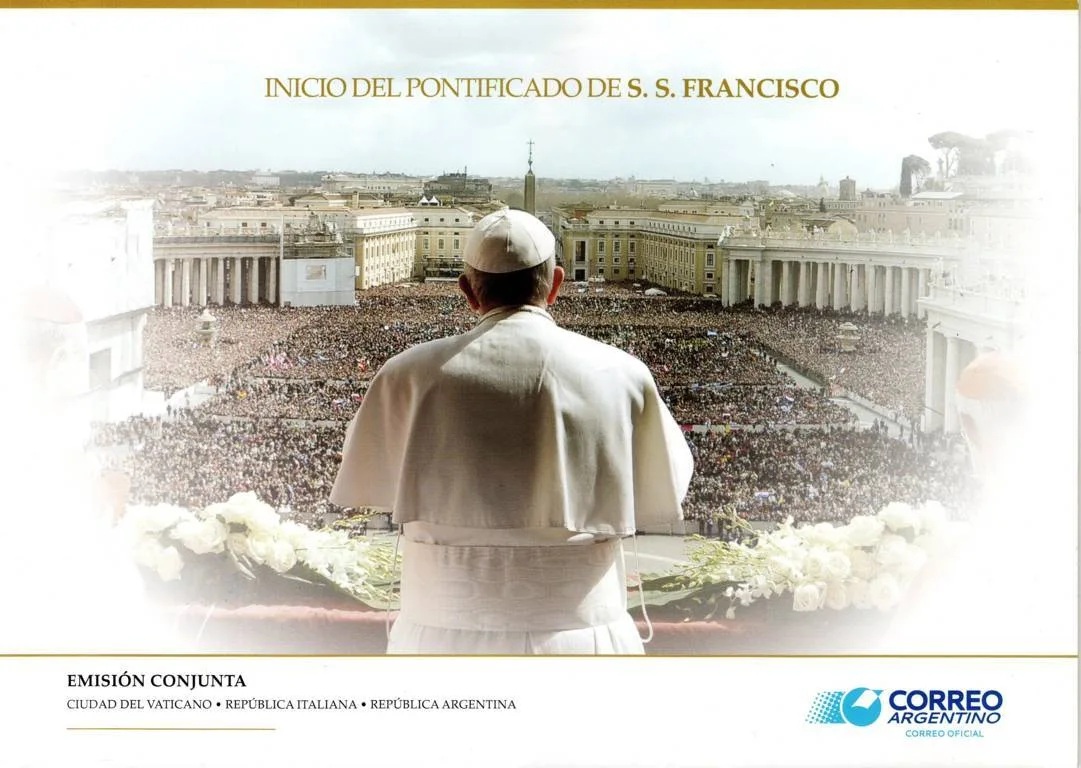 2013 Vaticano e Argentina Papa Francesco Congiunta in folder