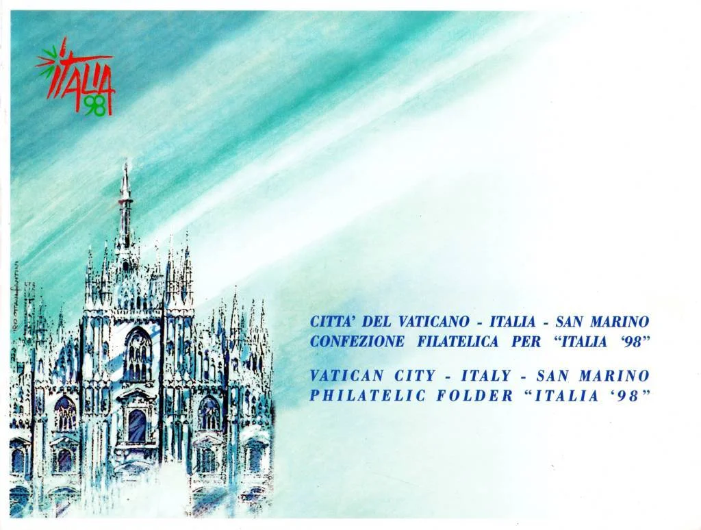 1998 Folder Italia 98 Papa Congiunta