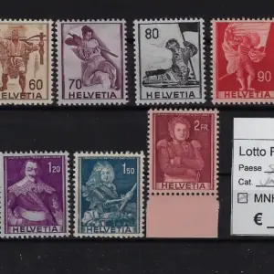 1941 Soggetti diversi serie completa Catalogo Unificato 358/366