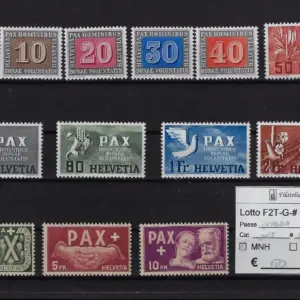 1945 Pace serie completa Catalogo Unificato 405/417