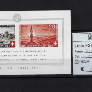 1942 Samaritani foglietto Catalogo Unificato BF7