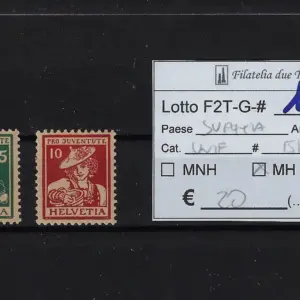 1916 Pro Juventute serie completa Catalogo Unificato 151/153