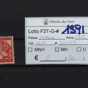 1915 Pro Juventute serie completa Catalogo Unificato 149/150