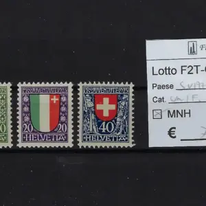 1923 Pro Juventute serie completa Catalogo Unificato 192/195