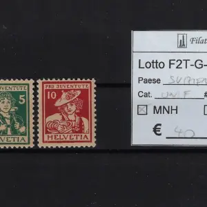 1916 Pro Juventute serie completa Catalogo Unificato 151/153