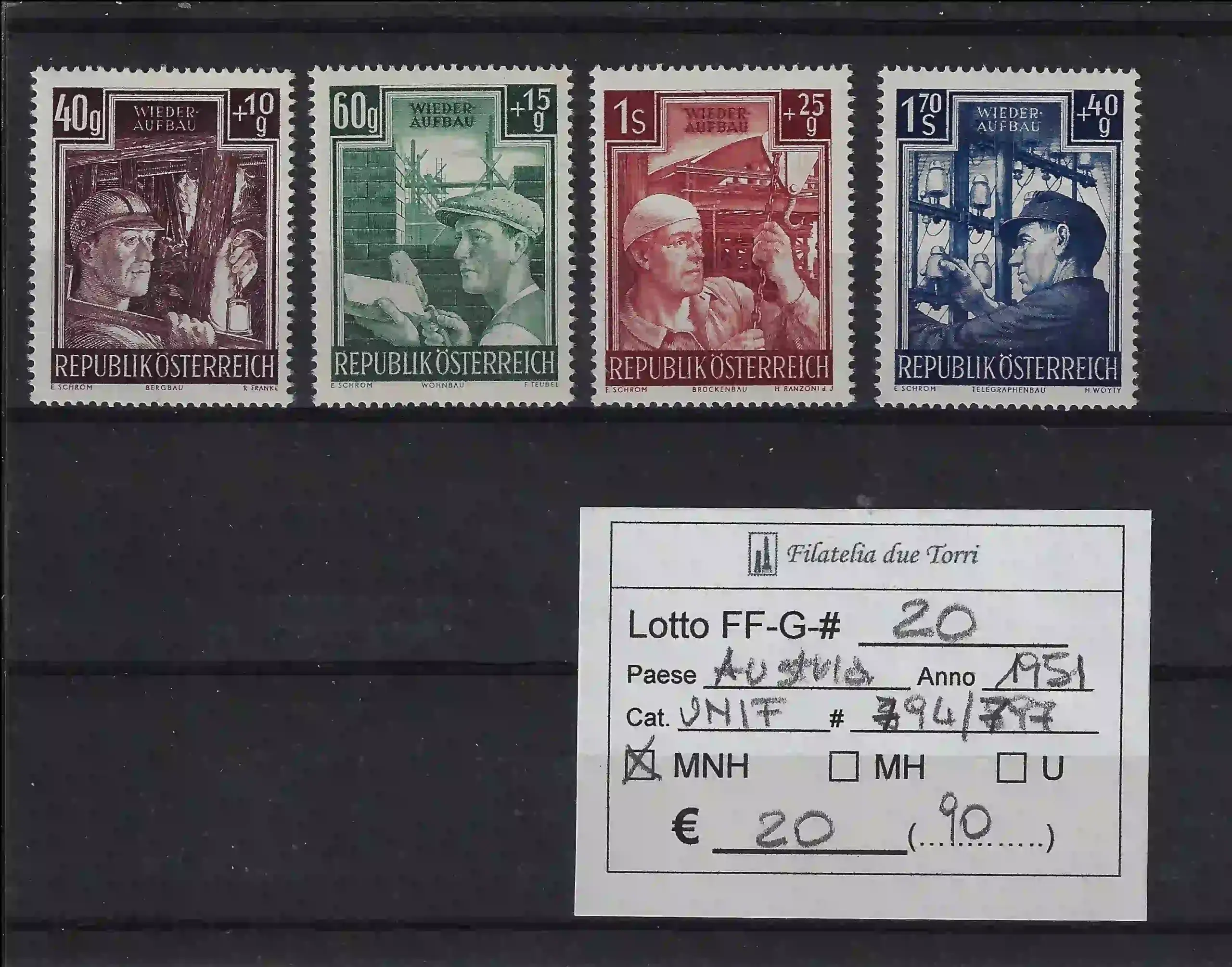1951 Ricostruzione Unif 794/797