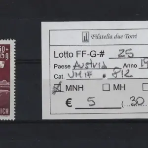 1952 Giornata del francobollo Unif 812