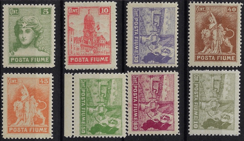 1919 POSTA FIUME D11½