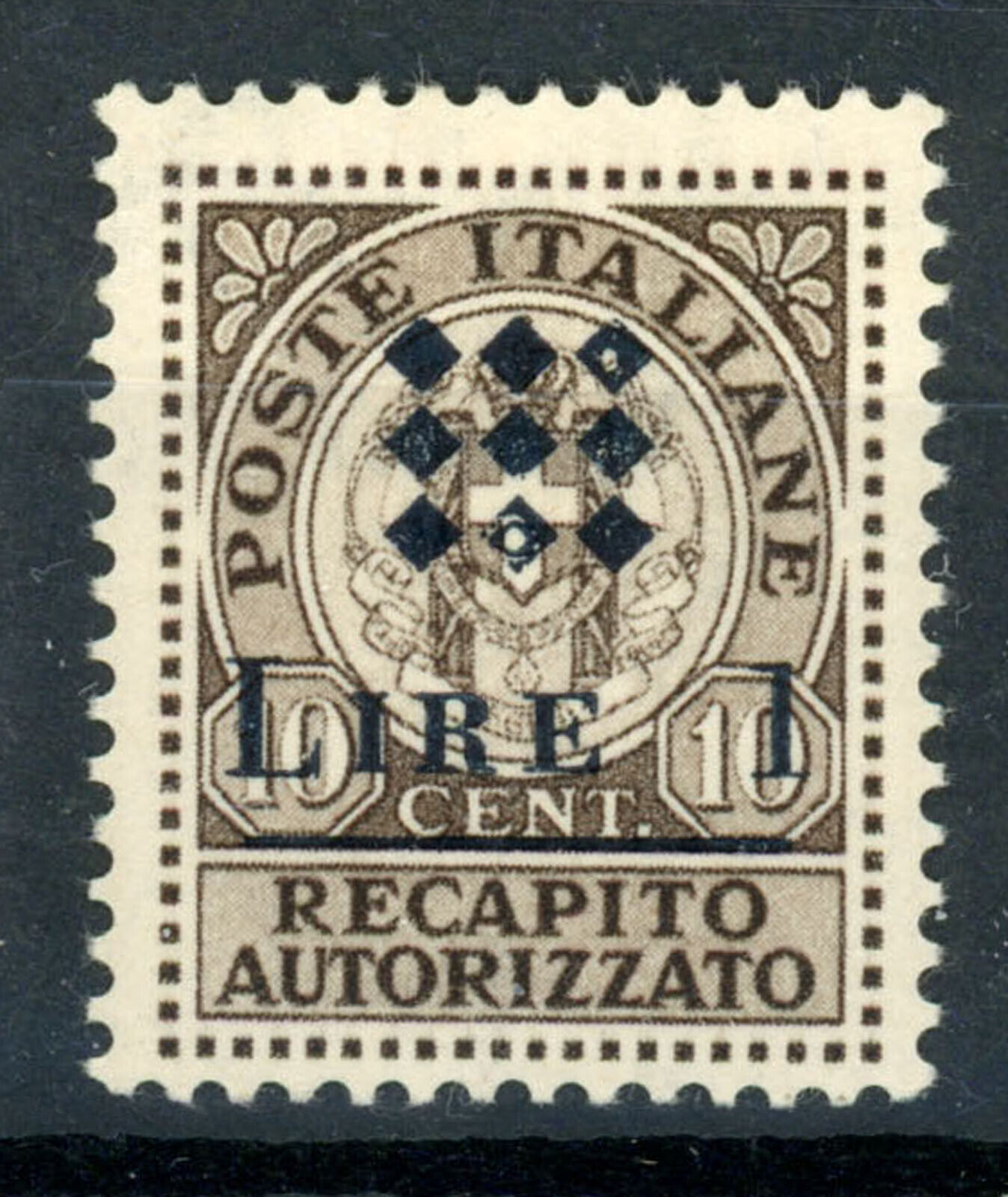 1945 Recapito Autorizzato Soprastampato