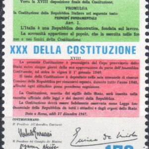 1978 Trentennale della Costituzione