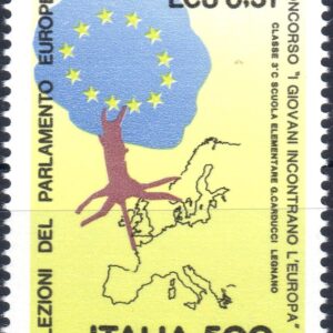 1989 Parlamento Europeo val. ECU 0,31 / £ 500