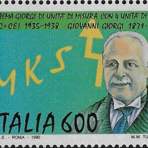 1990 Sistema MKS - Giorgi 1874 anziche' 1871
