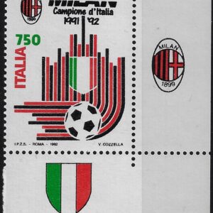 1992 Milan Campione con appendice Italia