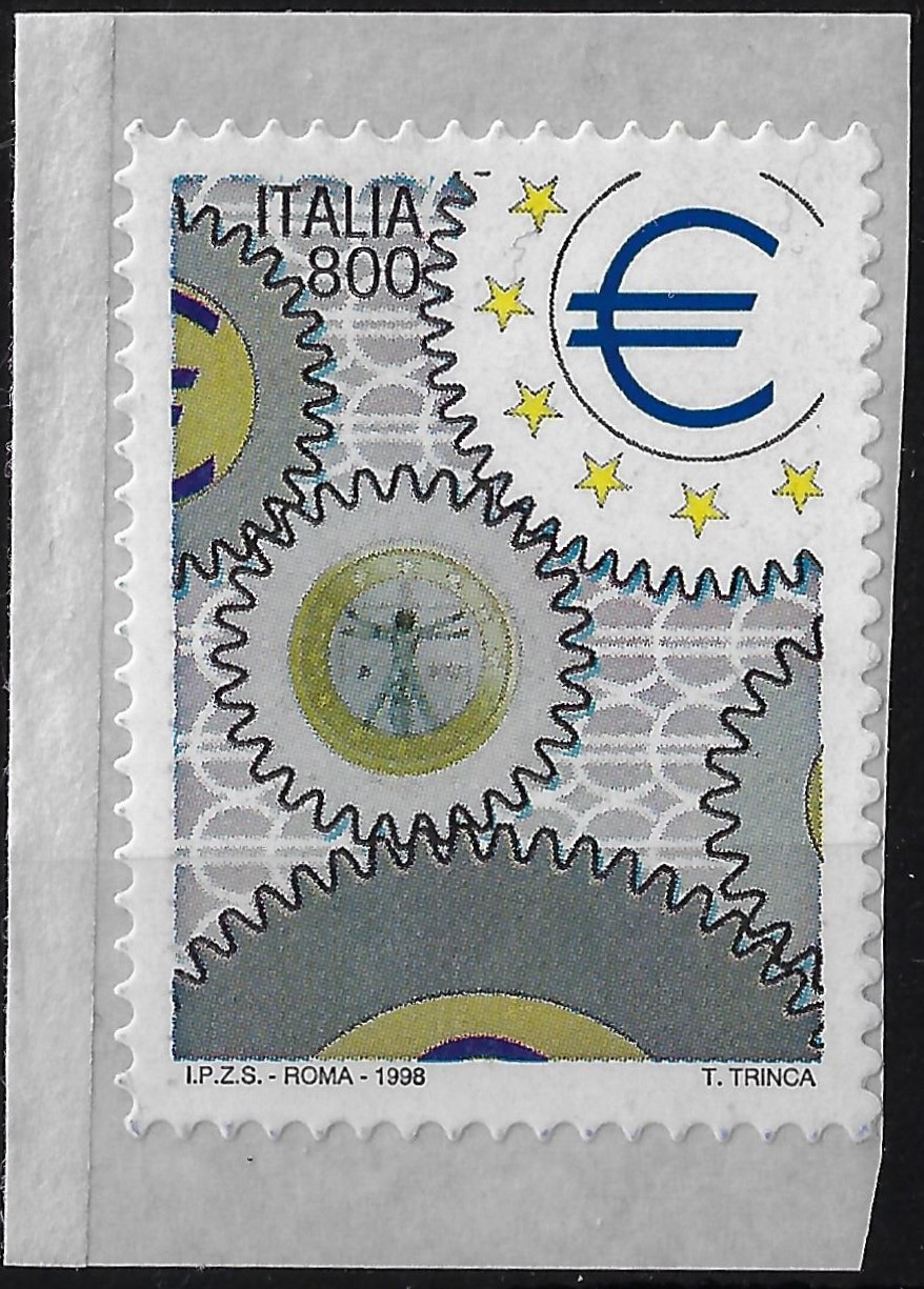 1998 Giornata dell'Europa Adesivo da Libretto