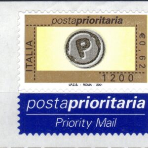 2001 Prioritaria €. 0,62