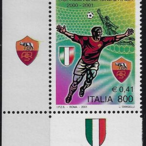 2001 Roma Campione doppia app. in angolo