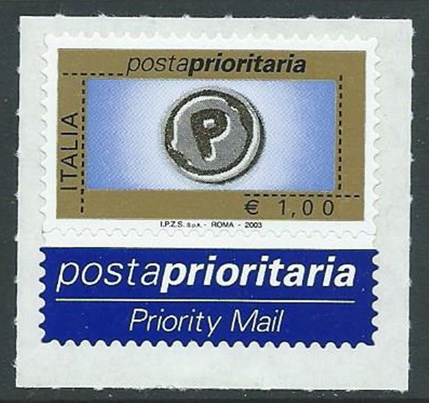 2003 Prioritaria €. 1,00 S.p.A. 2003