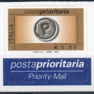 2004 Prioritario €. 0,80 con bordo