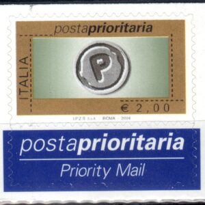 2004 Prioritario €. 2,00 con bordo