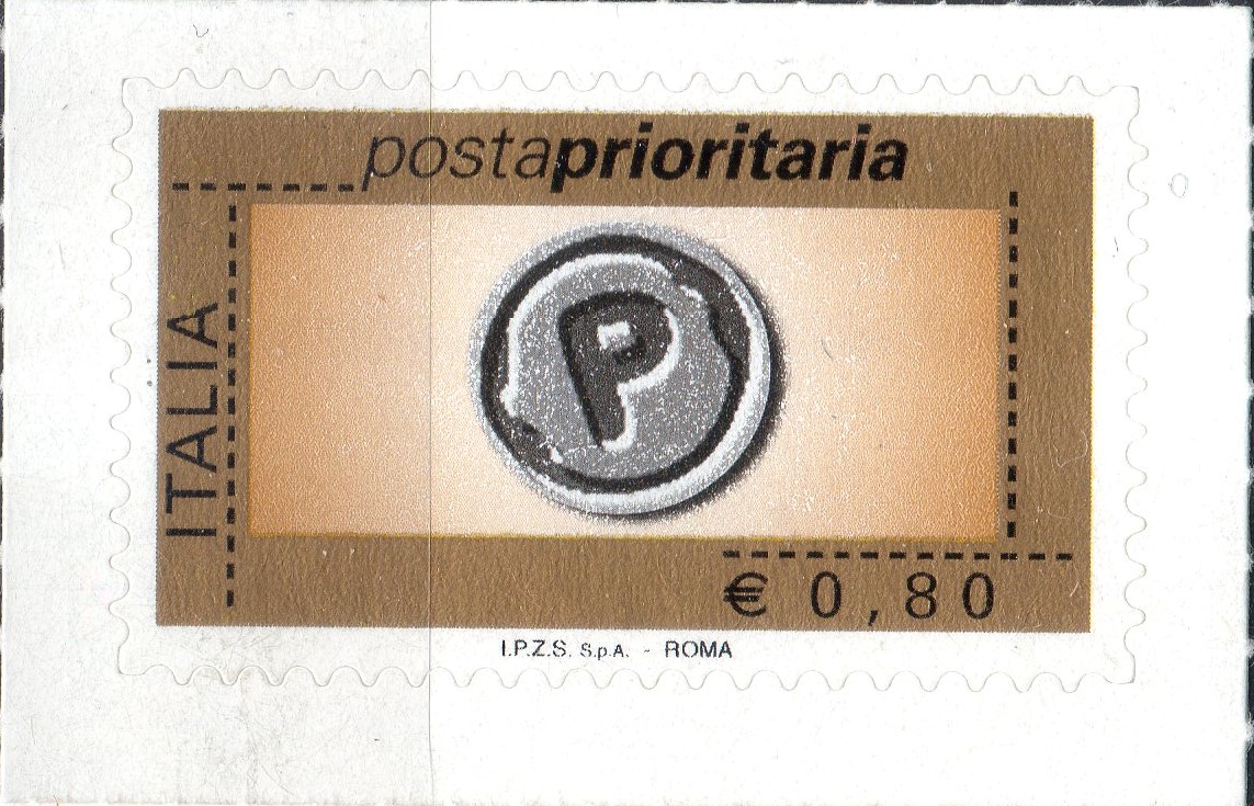 2008 Prioritario €. 0,80 senza millesimo