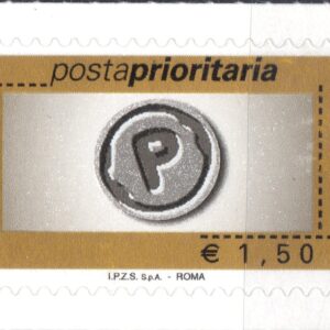 2007 Prioritario €. 1,50 senza millesimo