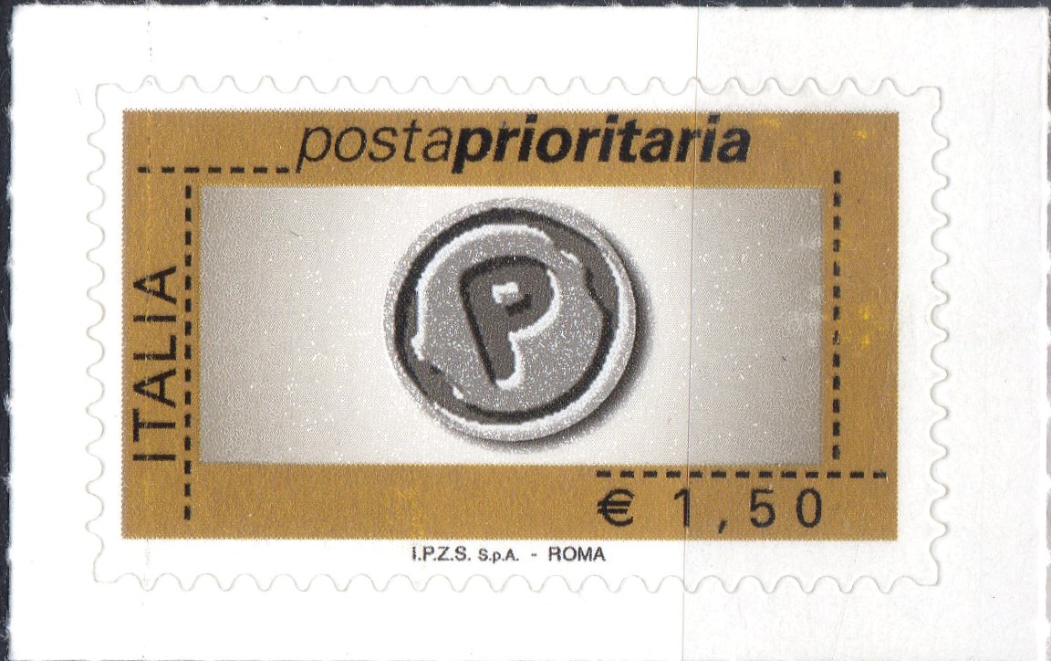 2007 Prioritario €. 1,50 senza millesimo