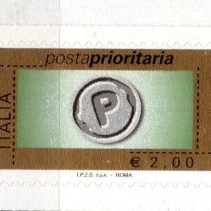 2008 Prioritario €. 2,00 senza millesimo